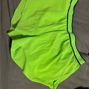 Rabbit neon green PR shorts